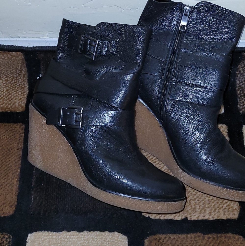 BCBG Wedge Booties